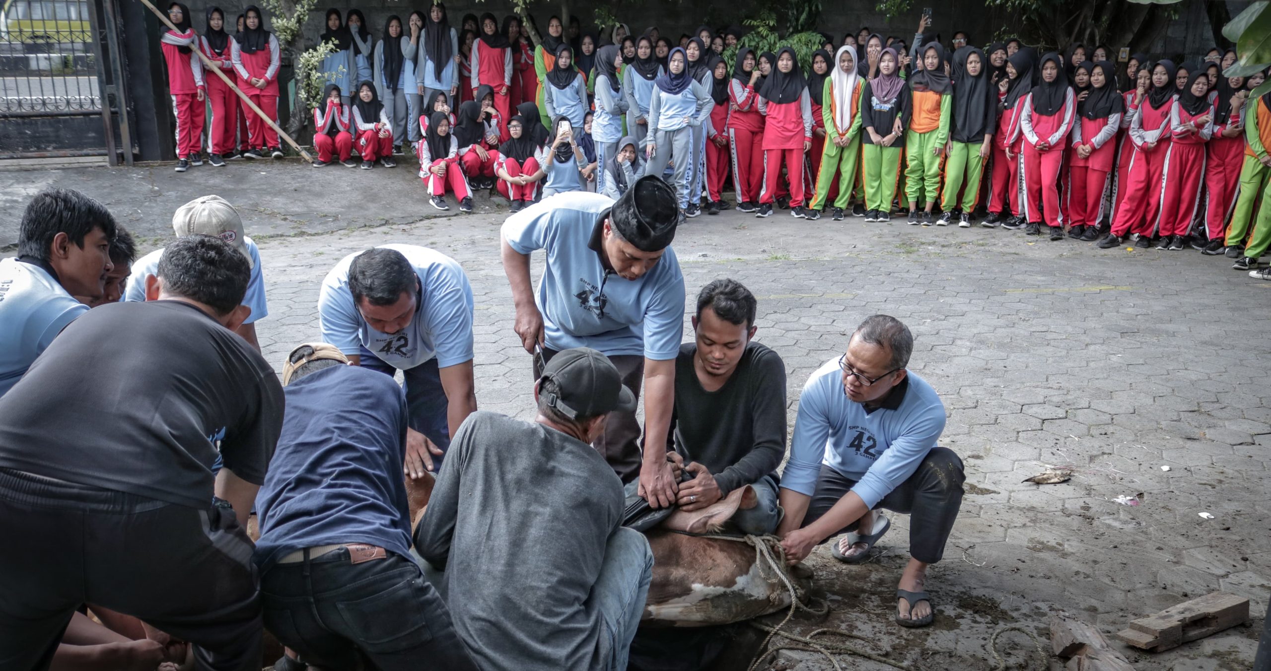 Latihan Qurban SMP Negeri 3 Gamping 2026: 72 Kelompok Adu Kreativitas Memasak, Kesigapan Guru Cegah Bahaya Kebakaran