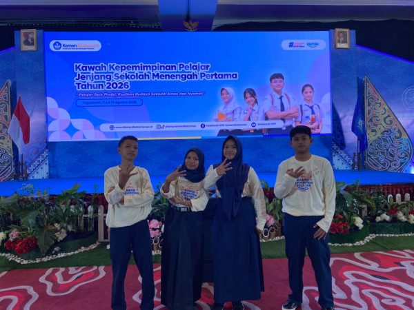 Empat Murid SMP Negeri 3 Gamping Menempa Karakter  Pada Kawah Kepemimpinan Pelajar dan Siap Menjadi Pemimpin Masa Depan