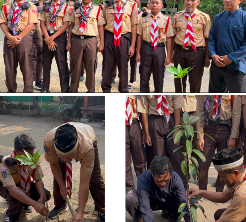 Pramuka Menanam, Menumbuhkan Kepedulian dan Keberkahan