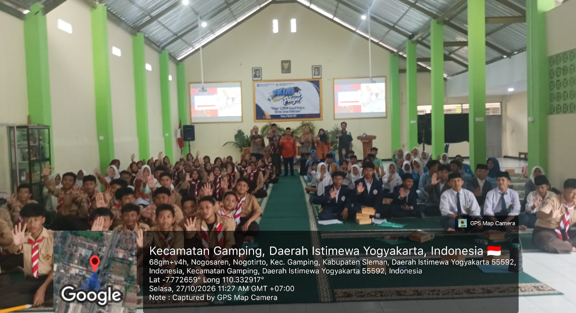 100 Pelajar Berkumpul Di Spetaga! Fkub Serukan “Guyub, Rukun, Damai Tanpa Kekerasan”